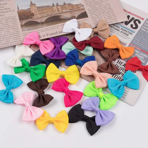 Vista 6 de XIMA 48 piezas (24 pares) de clips para el pelo de perro, pequeños accesorios hechos a mano para el cabello, lazo para mascotas, cachorros