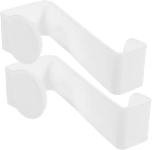 Angoily 2 ganchos multifuncionales en Z para colgar abrigos, ganchos de pared para abrigos, ganchos de plástico para colgar sobre la puerta, ganchos