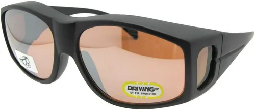 Gafas de sol grandes envolventes no polarizadas para hombres y mujeres con protección UV estilo F18