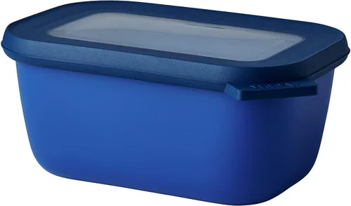 Vista 43 de Mepal Cirqula - Recipiente circular rectangular para almacenar y servir alimentos de 67.6 fl oz / 68 onzas con tapas transparentes, perfecto