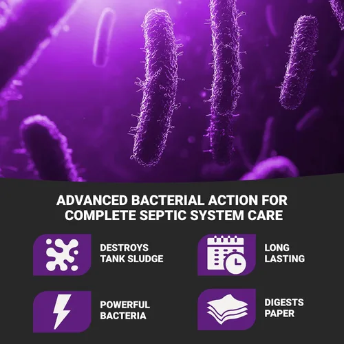 Vista 4 de Roebic K-37-Q Tratamiento de tanque séptico: elimina obstrucciones, enzimas bacterianas respetuosas con el medio ambiente, seguro para inodoros, 32