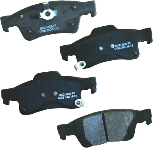 Vista 193 de Pastillas de freno traseras cerámicas Bendix Premium SBC1337 para Cadillac CTS 2014-2008, SRX 2016-2010, Chevrolet Camaro 2015-2010, Saab 9-4X 2011
