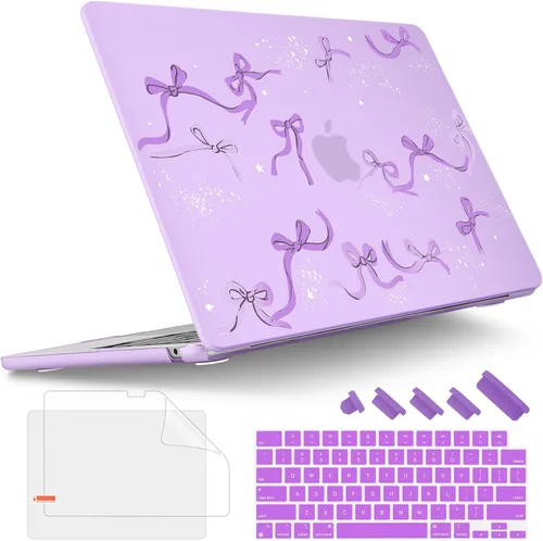 Vista 17 de Tuiklol Funda rígida para MacBook Air 2026, 2025, 2024, 2023, modelo M5, A3448, M4, A3241, M3, A3114, M2, A2941, funda rígida para MacBook de 15.3