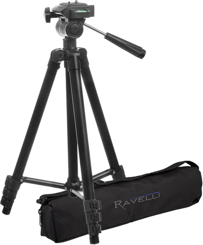 Ravelli APLT2 Trípode de aluminio ligero de 50 pulgadas con bolsa