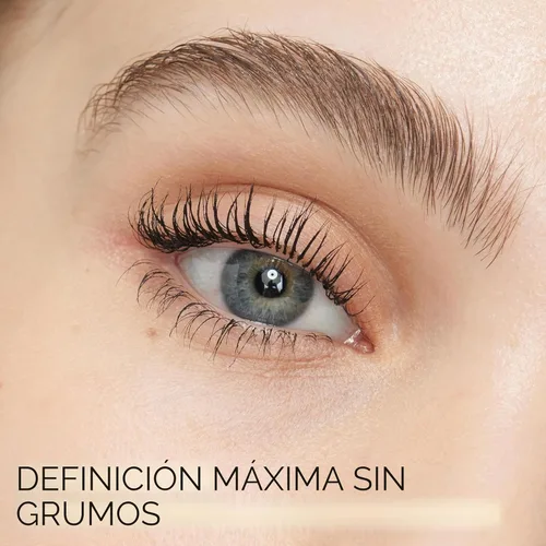 Vista 5 de L'Oreal Paris Makeup Telescopic Original Alargamiento, máscara separadora de pestañas con cepillo de doble precisión, lavable, negro, 0.27 onzas