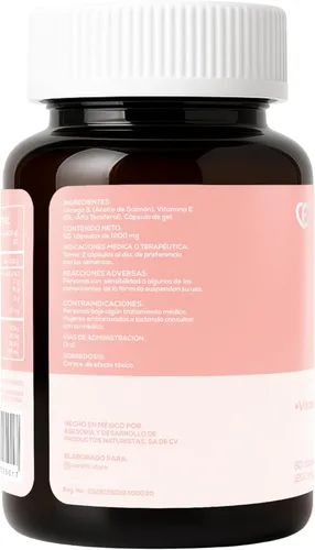 Vista 8 de Caro FIT - Alta Concentración Salmón Omega 3 EPA DHA 60 cápsulas blandas