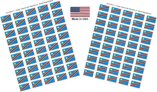 Vista 113 de 100 calcomanías de la bandera de Afganistán, dos hojas de 50, 1.5" x 1" hechas en Estados Unidos, calcomanías autoadhesivas para álbum de recortes