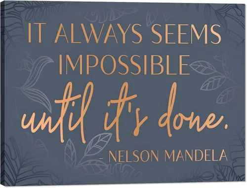 Vista 19 de Inspirational Hustle Wall Art - Lion Head withEncouraging Quotes Canvas Print Motivational Wall Decor, Black and White Office Picturtes Success