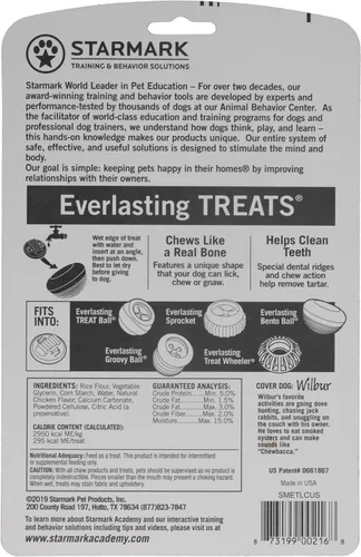 Vista 3 de Starmark Everlasting Treats Dental Chews Masticables Dentales Grandes, 2 Unidades (Paquete de 1), Sabor a Pollo
