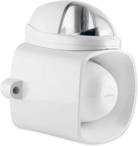 Vista 3 de Seco-Larm SH-816S-SQ/C Sirena/estroboscópica con entrada de audio, transparente