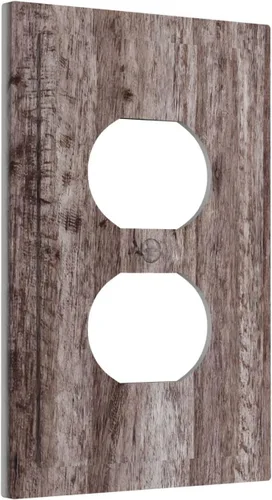 Vista 11 de Abstracto de Lujo Azul Dorado con Brillo de Mármol 1 Gang Cubiertas de Tomacorrientes Dúplex Decorativas Cubiertas de Interruptores de Luz