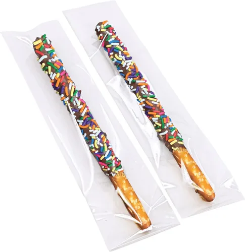 Wowfit 200 Unidades Bolsas de Plástico de Celofán Transparente de 2x10 Pulgadas, Bolsas de Celofán Resellables Autosellantes para Golosinas, Buenas