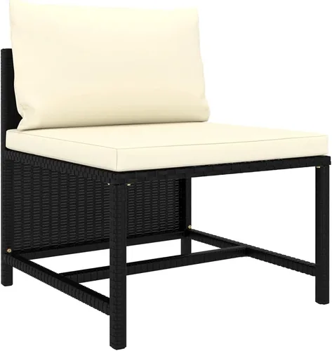 Vista 23 de Sofá de patio de 3 plazas con cojines, cómodo sofá, sofá al aire libre, sofá de patio, muebles de exterior, para patio, porche, césped, jardín o Gris
