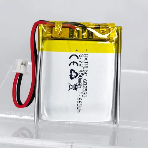 Vista 6 de DC 3.7V 450mAh 602530 Batería recargable de polímero de litio, adecuada para productos electrónicos de bricolaje 3.7-5V con reemplazo de batería