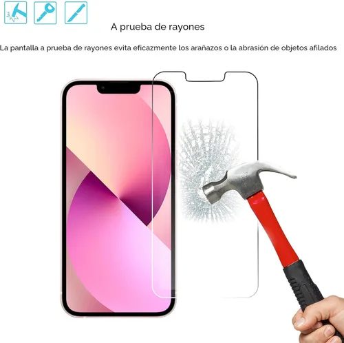 Vista 4 de Ailun - Protector de pantalla Apple iPhone 11 Pro/iPhone Xs/iPhone X, pantalla de 5.8 pulgadas, vidrio templado 2.5D, para la mayoría de las fundas