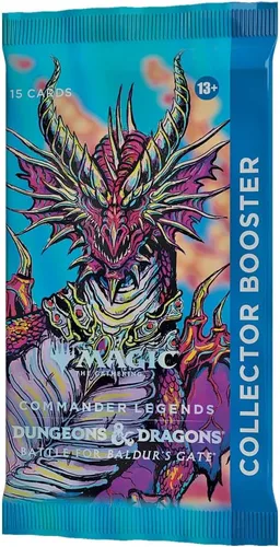 Vista 2 de Magic: The Gathering Commander Legends: Battle for Baldur’s Gate Collector Booster 15 Magic Cards