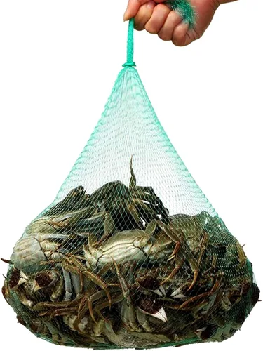 TEMUCY Bolsas de malla de plástico, bolsas de hervir mariscos de 24 pulgadas para cocinar cangrejos y mariscos de cangrejo de cangrejo y mariscos