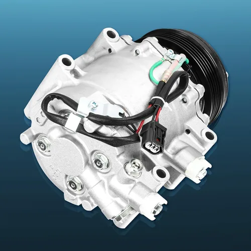 Vista 6 de TadaMark Compresor de aire acondicionado A/C con embrague para Honda Fit 1.5L 1.5 2009-2014 L4 2009 2010 2011 2012 2013 2014 compresor viene con 5