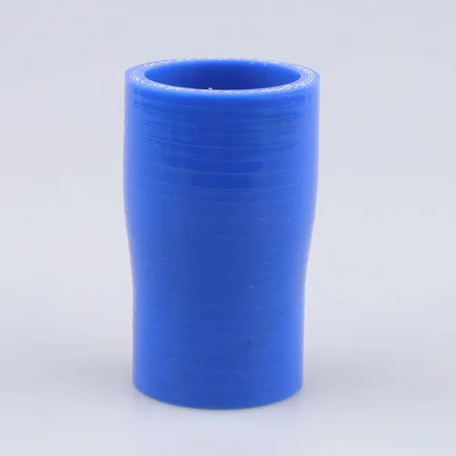 Vista 5 de AC PERFORMANCE ID de 1" a 1/2" (25mm a 13mm) Manguera de silicona recta reductora de 3 capas reforzada negra, 3" de longitud
