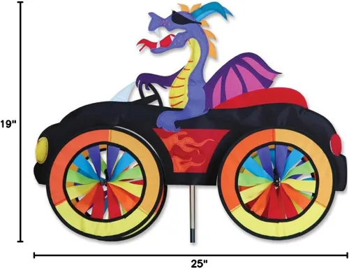 Vista 2 de Premier 26759 - Llantadora para coche, dragón, 25 x 19 pulgadas