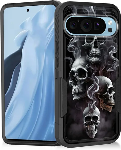 Vista 33 de Funda para Pixel 7a, resistente de doble capa híbrida de policarbonato duro de goma suave a prueba de golpes para Google Pixel 7A 6.1 pulgadas