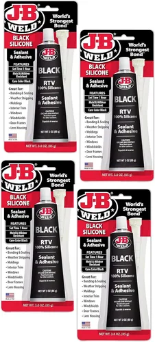 Vista 5 de Sellado J-B Weld Negro Rtv, 3 oz, Negro
