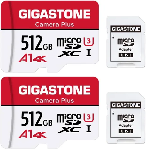 Vista 11 de GIGASTONE - Tarjeta Micro SD de 1 TB, Camera Plus, GoPro, cámara de acción, aplicación A1 Run para smartphone, compatible con Nintendo-Switch, 150
