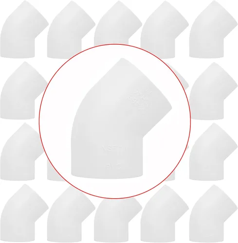 Vista 36 de Adaptador de acoplamiento de tubería de PVC de 4 pulgadas, accesorios de tubería (enchufe x enchufe), paquete de contratista, cédula 40, conectores