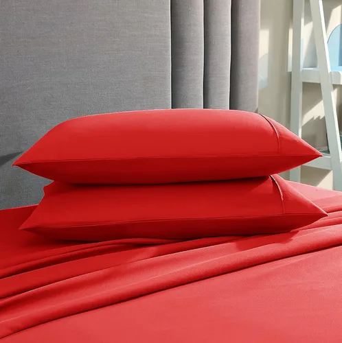 Vista 9 de American Home Collection Juego de 2 fundas de almohada de microfibra de doble cepillado, suaves y de fácil cuidado