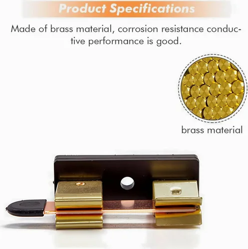 Vista 5 de Interruptor de desconexión de batería de poste lateral de 12 V/24 V, 250/750 amperios, aislador de hoja de cuchillo, corte de energía para automóvil