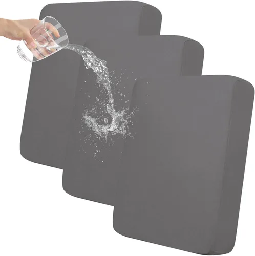 Vista 63 de Easy-Going Funda de cojín 100% impermeable para asiento de sofá, funda de cojín elástica de muebles, para niños, mascotas, cojín de sofá biplaza