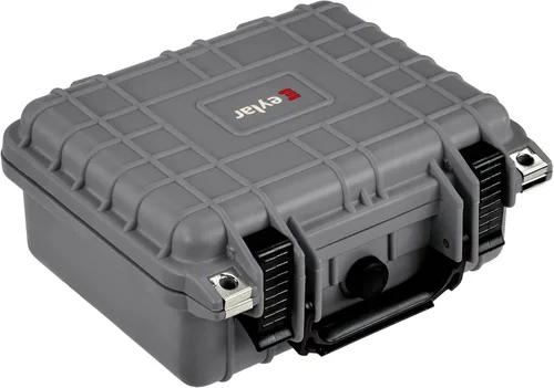 Vista 4 de Eylar Equipo pequeño de 10.62 pulgadas, estuche rígido para cámara impermeable con espuma (negro)