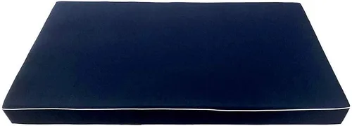 Vista 3 de Prolinemax Estilo 1 – Cojín de colchón y almohada para sofá cama interior al aire libre, porche, cama oscilante, ribete de contraste