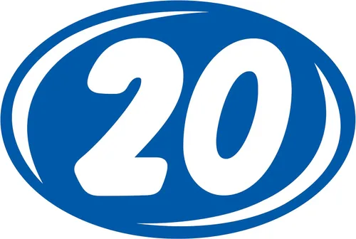 Vista 48 de Letrero de modelo Bold Year Black and Chartreuse, ovalado, adhesivo para parabrisas, duradero, impermeable, vinilo EZ-Line EZ226