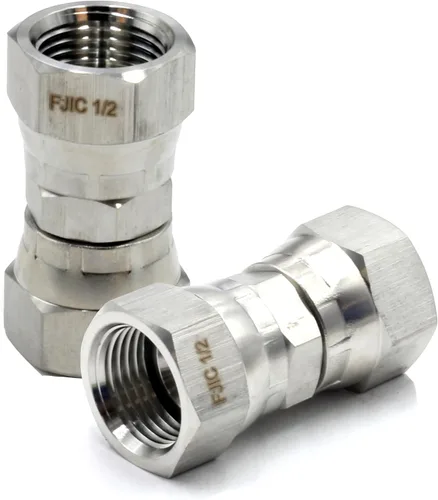 Vista 11 de HFS(R) 1" Female JIC Swivel x 1" Female JIC Swivel Nut Union Stainless Steel 304