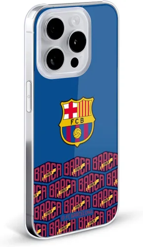 Vista 2 de Head Case Designs Funda rígida con licencia oficial del FC Barcelona con logotipo y patrón de Forca Barca compatible con Apple iPhone X/iPhone Xs