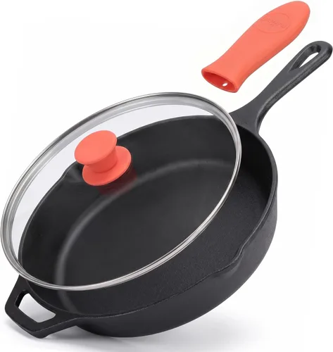 NutriChef 10 "Pre-sazonado de hierro fundido PFOA-Free Horno Cocina Nón