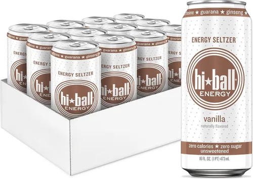 Vista 17 de Hiball Energy - Seltzer saborizado, sin azúcar ni calorías, 8 unidades de 16 onzas líquidas (pomelo).