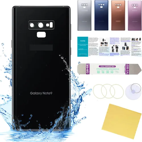 Vista 23 de Compatible con Samsung Galaxy Note 9 - Cubierta de vidrio trasera de repuesto de 6.4 pulgadas SM-N960 para todos los operadores con manual