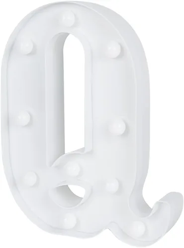 Vista 21 de Restaurantware Illumify - Luz LED de marquesina duradera de 7.1 x 1.2 x 8.7 pulgadas, número 0, a prueba de contacto, de plástico, con ranura