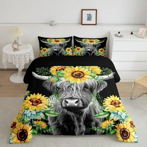 Vista 53 de Juego de ropa de cama con estampado de panal de abeja, juego de edredón con patrón hexagonal de fuego rojo y negro para niños, niñas, adolescentes