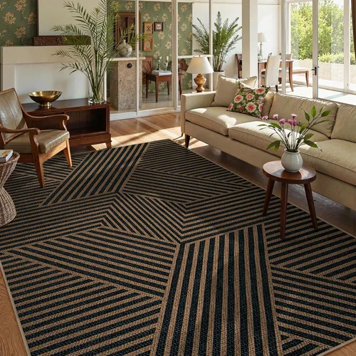 Vista 28 de Lahome Alfombras de exterior arcoíris para puerta delantera, 2 x 3, pequeñas alfombras de cocina lavables, alfombra neutral de granja