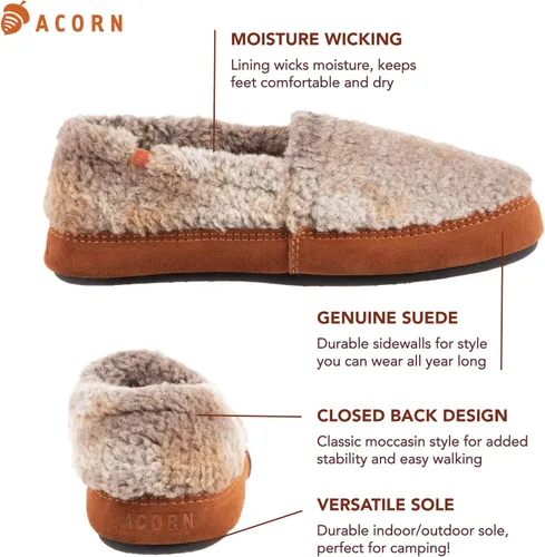 Vista 3 de Acorn - Pantuflas estilo mocasín para mujer