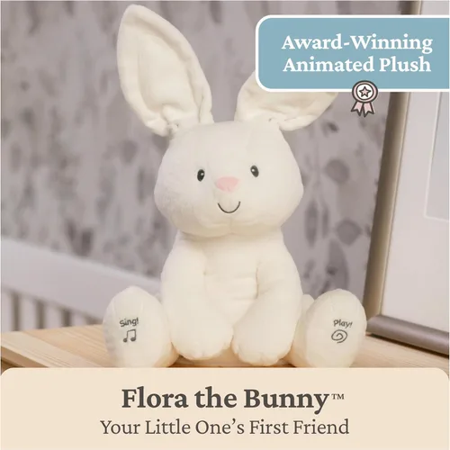 Vista 9 de GUND Baby Animated Flappy The Elephant Plush, Singing Stuffed Animal Baby Toy for Ages 0 and Up