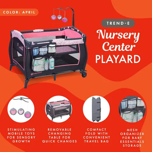 Vista 2 de Baby Trend - Juego de cuna , Centro infantil Trend E
