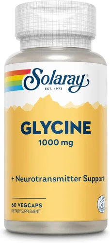 Vista 3 de SOLARAY L-glicina, tapa vegetal (Btl-plástico) 60ct