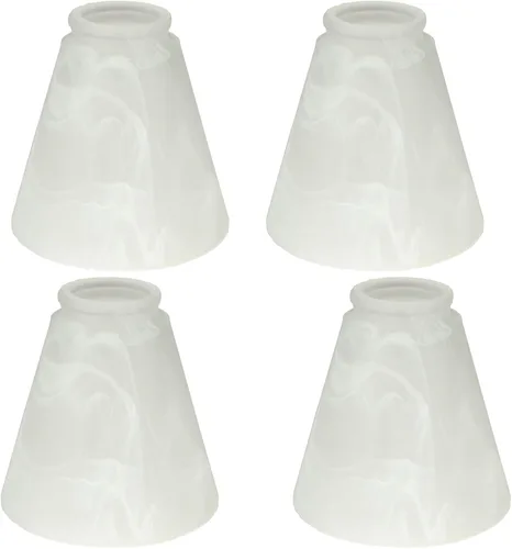 Vista 10 de Fundas de luz para ventilador de techo de alta calidad, pantalla de vidrio de campana de estilo martillado, pantalla de vidrio de repuesto