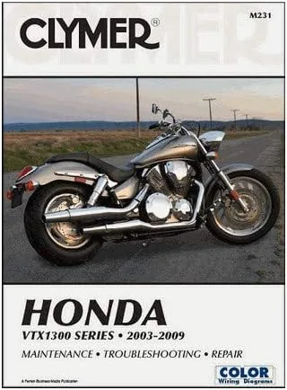 Clymer Manual de reparación para Honda VTX1300 C/R/S/T 03-09