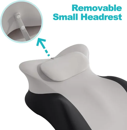 Vista 4 de SheRest Almohada de lectura ajustable para reposacabezas para adultos en cama – Cuña de apoyo de espalda de espuma viscoelástica para reflujo ácido