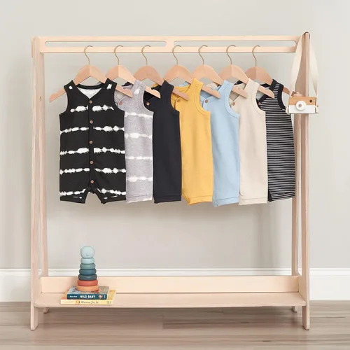 Vista 5 de Gerber Paquete de 2 mamelucos de pierna corta para bebé niño